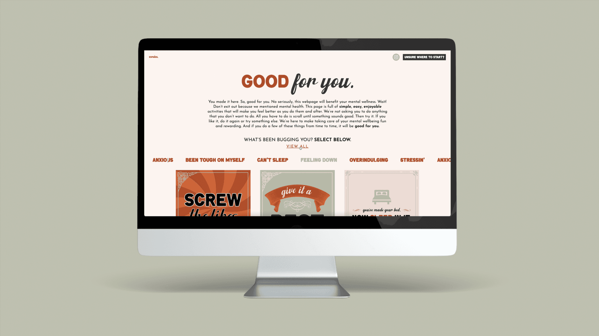 Good For You - A featured project image showcasing the section details, design elements, and visual highlights.