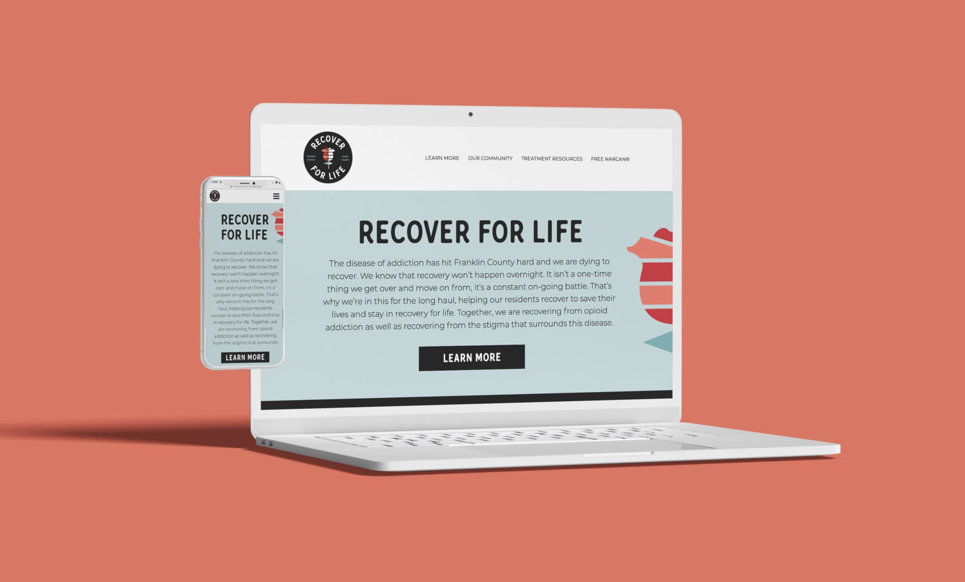 Recover for Life - A featured project image showcasing the section details, design elements, and visual highlights.